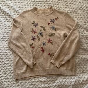 Vintage Alfred Dunner Flower Mockneck Sweater |
Women’s sz Large
